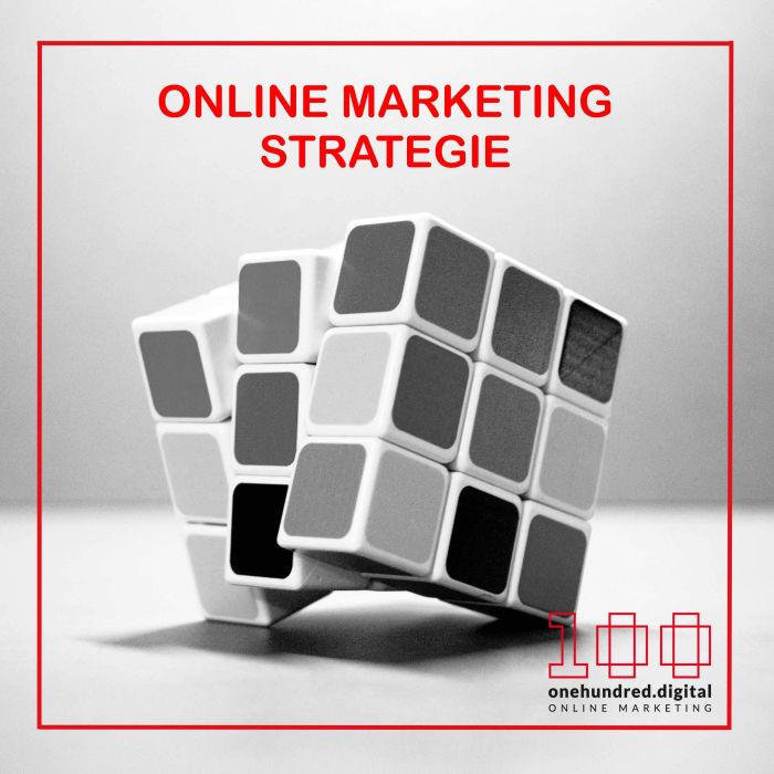 Online Marketing Strategie | onehundred.digital