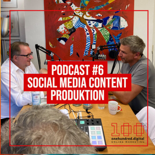 Podcast6 Social Media Content Produktion